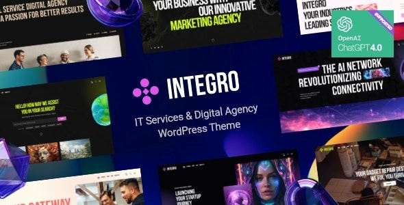 Integro IT Services - Digital Agency WordPress Theme