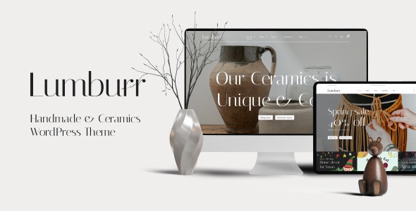 Lumburr Handmade - Ceramics WordPress Theme