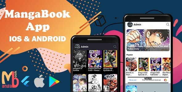 MangaBook Flutter Manga App with Admin Panel
