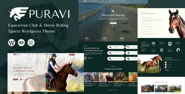 Puravi Equestrian Club - Horse Riding Sports Theme