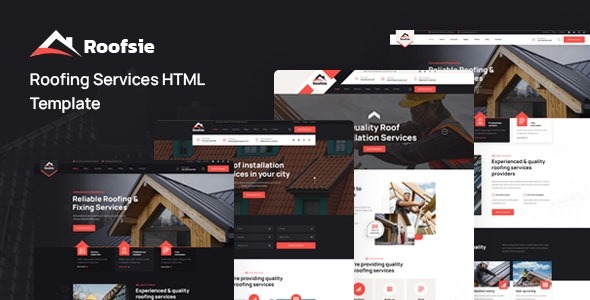 Roofsie - Roofing Services HTML Template