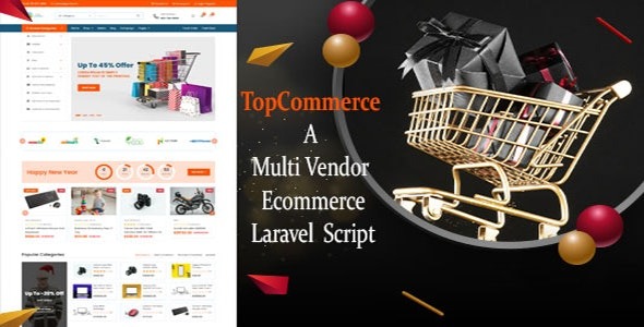 TopCommerce Laravel Multi Vendor eCommerce Script