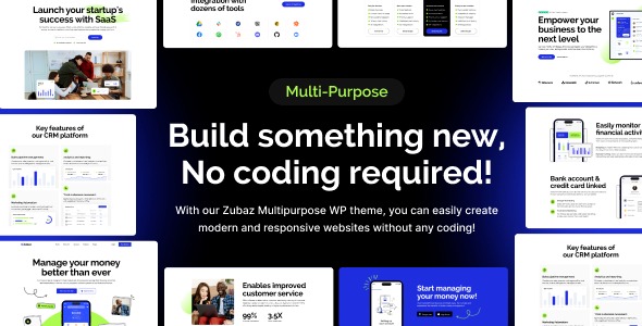 Zubaz - SaaS - Startup WordPress Theme