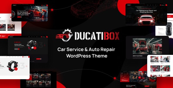 Ducatibox Car Service - Auto Repair WordPress Theme