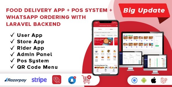 Food Delivery App A Complete Ready to Use MultiStore Mobile App(Android