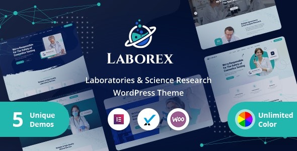 Labotrex Laboratory & Science Research WordPress Theme