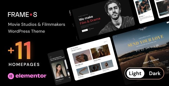 Frames Movie Studios & Filmmakers WordPress theme