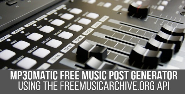 Mpomatic Free Music Automatic Post Generator Plugin for WordPress