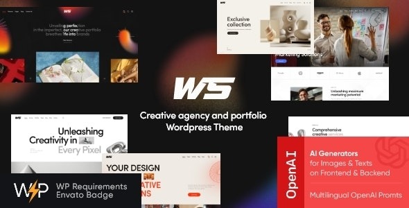 Wabi-Sabi Creative Agency and Portfolio WordPress Theme