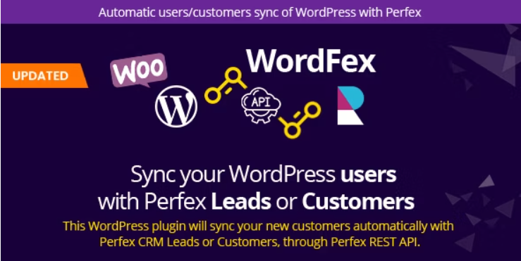 WordFex Syncronize WordPress with Perfex