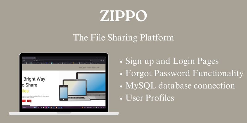 Zippo Fileshare Filesharing Platform