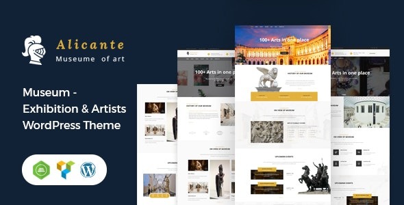 Alicante - Museum & Exhibition WordPress Theme