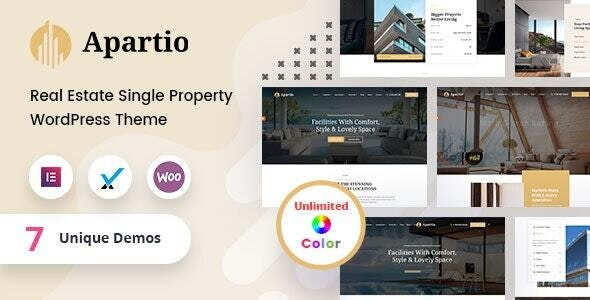Apartio - Single Property WordPress Theme