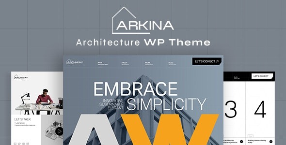 Arkina Architecture WordPress Theme