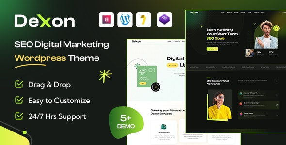 Dexon SEO & Digital Marketing WordPress Theme