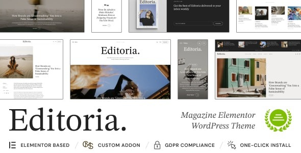 Editoria Newspaper & Magazine WordPress Theme