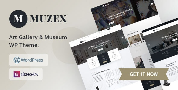 Muzex - Museum WordPress Theme + RTL