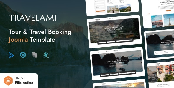 Travelami - Tour & Travel Booking Joomla Template