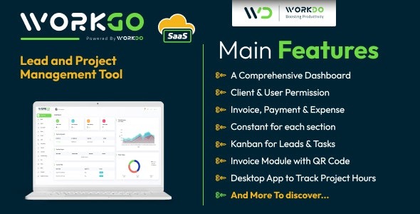 WorkGo SaaS Lead and Project Management Tool