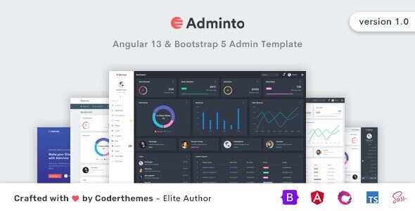 Adminto - Angular Admin & Dashboard Template