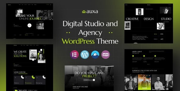 Auxa Digital Studio and Agency WordPress Theme
