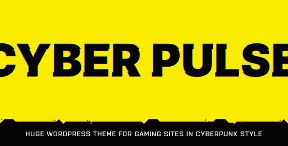 CyberPulse Gaming & eSports Theme for WordPress