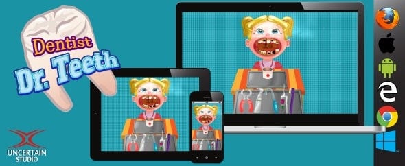 Dentist Doctor Teeth - HTML Game
