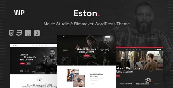 Eston Movie Studio & Filmmaker WordPress Theme