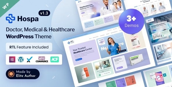 Hospa Medical Clinic & Hospital Elementor WordPress Theme