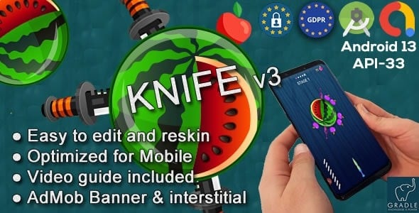 Knife (Admob + GDPR + Android Studio)