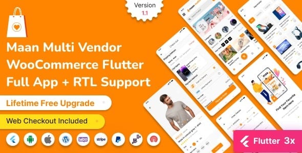 Maan multivendor - eCommerce Flutter Customer Full App
