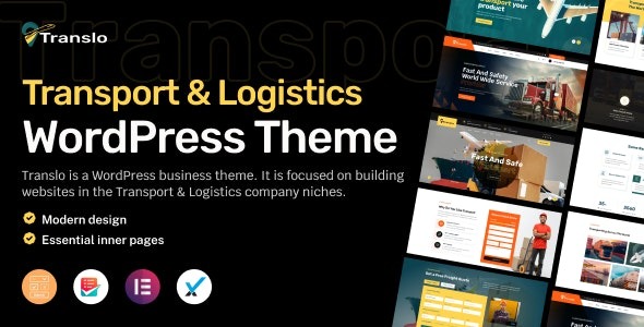 Translo Logistics and Transportation WordPress Theme
