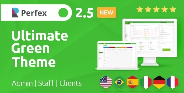 Ultimate Green Theme - Perfex Theme CRM