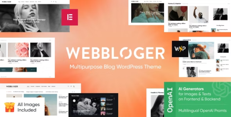 Webbloger Multipurpose Blog WordPress Theme