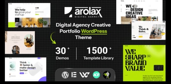 Arolax Creative Digital Agency Theme