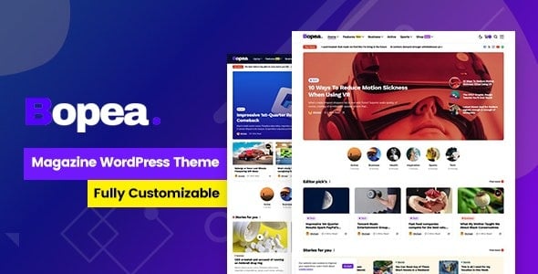 Bopea - Newspaper & Magazine WordPress Theme