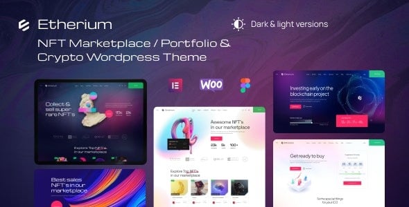 Etherium - NFT Marketplace & Crypto WordPress Theme