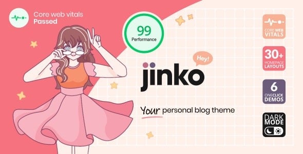 Jinko Your Personal Blog Theme