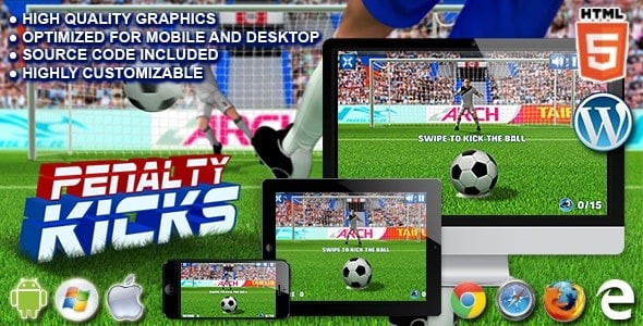 Penalty Kicks - HTML Sport Game