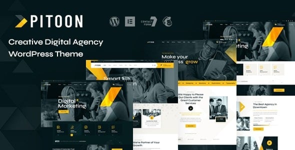 Pitoon Creative Digital Agency WordPress Theme