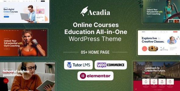 Acadia - Education WordPress Theme For University & Online Course