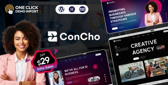 Concho - Business Agency WordPress Theme