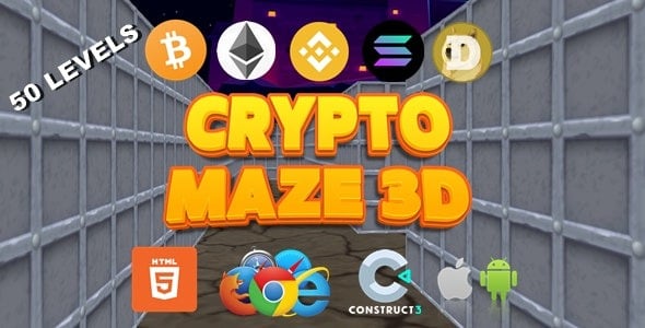 Crypto MazeD - Crypto Game 3D Game - HTML