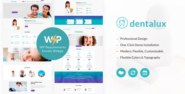 Dentalux - Dentist Medical & Healthcare WordPress Theme