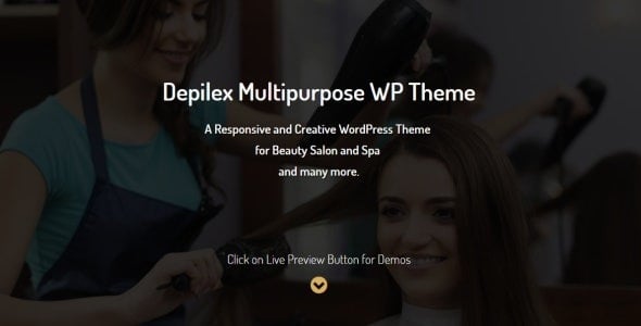 Depilex Salon Parlour - Spa - Gym - Multipurpose WP Theme