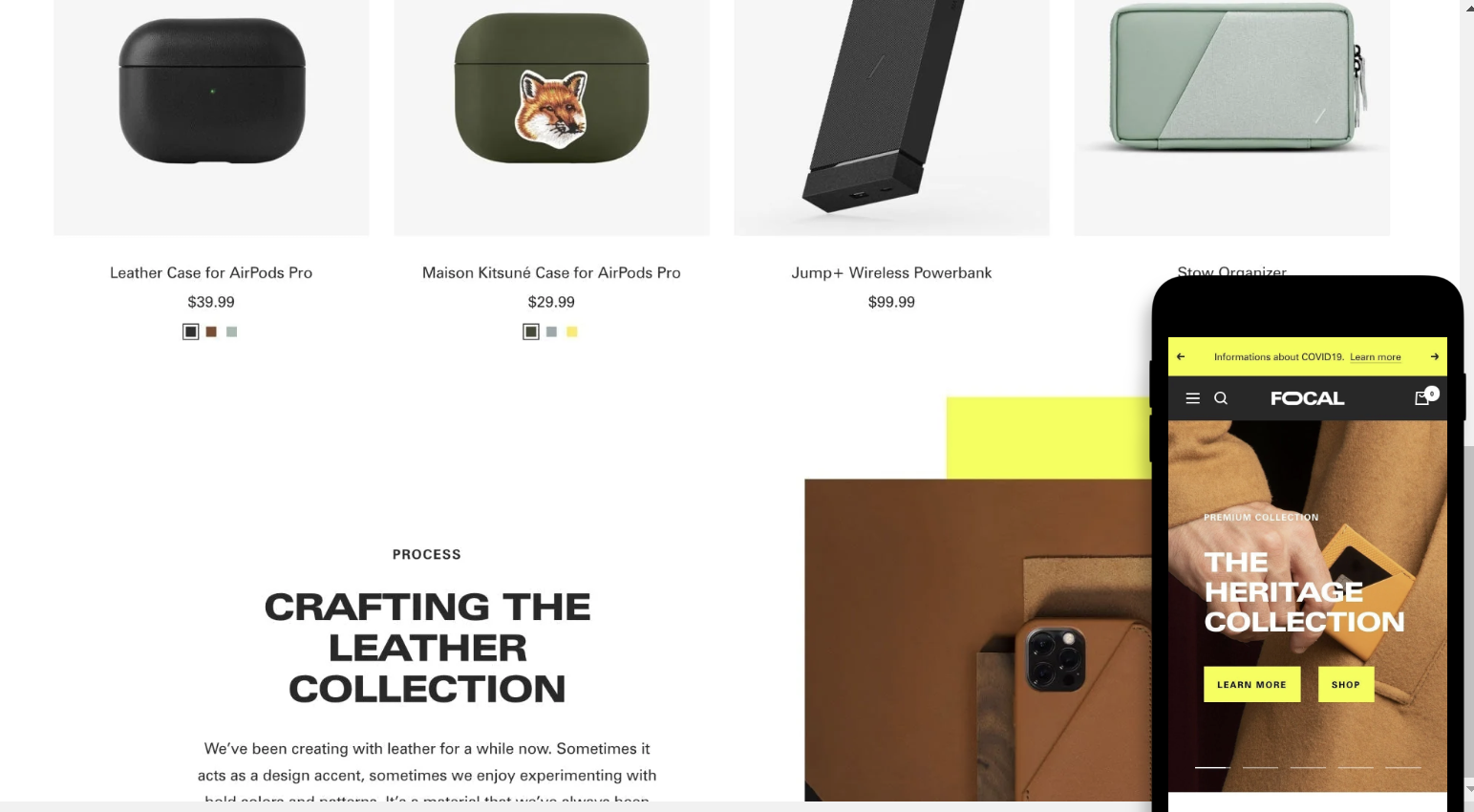 Focal Shopify Theme