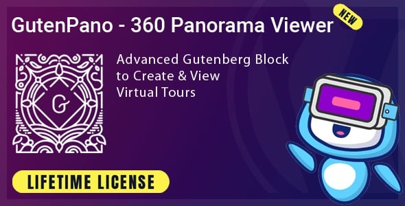 GutenPano Panorama Viewer for Gutenberg