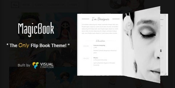 MagicBook - AD Flip Book WordPress Theme