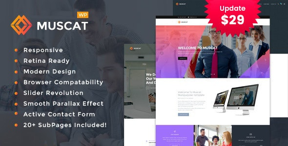 Muscat - Multipurpose WordPress Theme