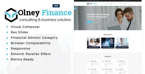 Olney Finance - Business Consulting WordPress Theme